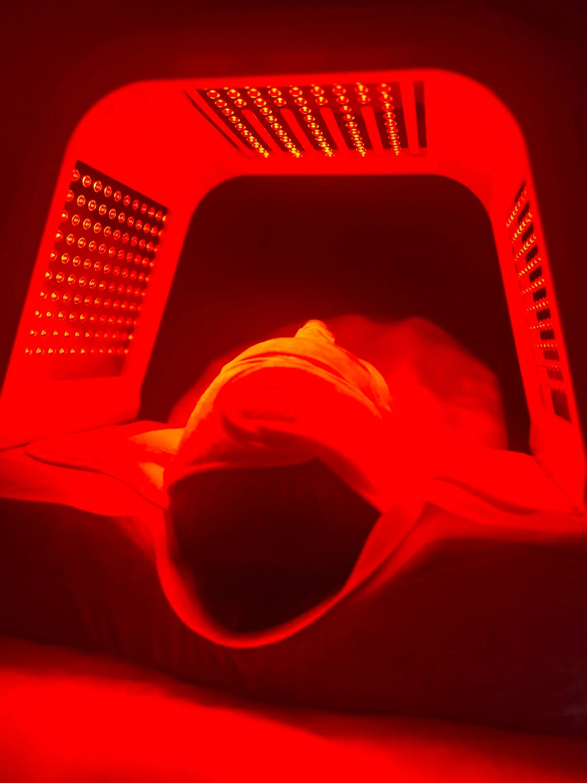 Rote LED-Lichttherapie
