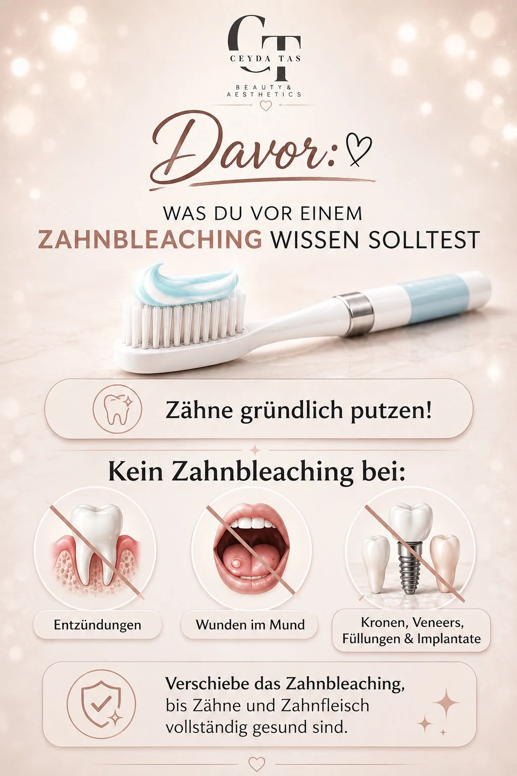 Was Sie vor einem Zahnbleaching wissen sollten